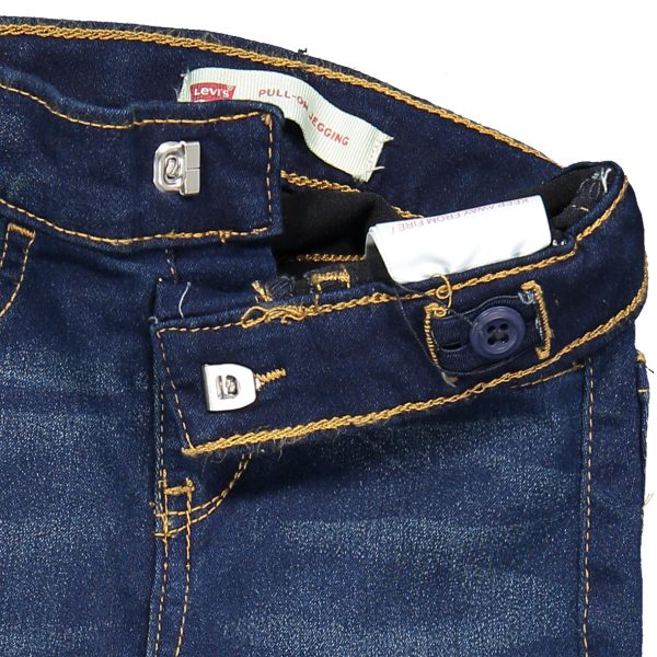 Levi's Jeans Mandolin Pull On Jegging Blue Denim - Image 2