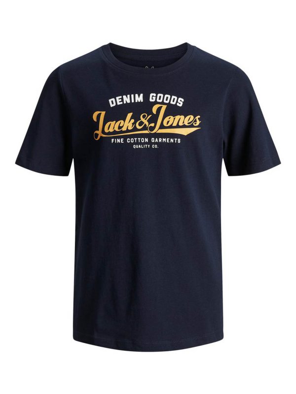 Jack & Jones T-Shirt Logo Tee SS - Navy Blazer