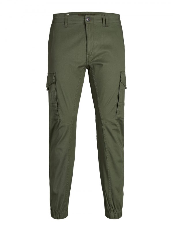 Jack & Jones Cargo Broek  Olive