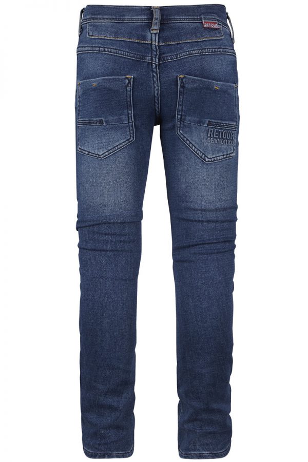Retour Pant Luigi RJB-01-323 Medium Blue Denim Skinny Fit - Image 2