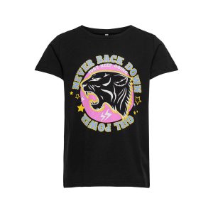 Kids Only Else Life Fit Box Top Black/Girl Power 15226971