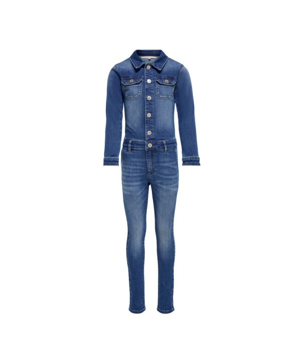 Kids Only Jumpsuit Jeans Calli Medium Blue Denim 15224918