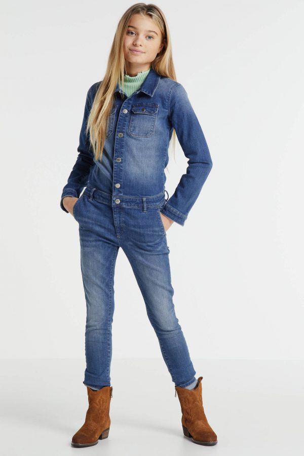 Kids Only Jumpsuit Jeans Calli Medium Blue Denim 15224918 - Image 3