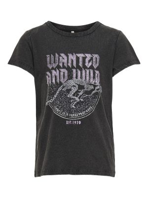 Kids Only T-Shirt Lucy Life Fit Dangeros Black/Game 15229727