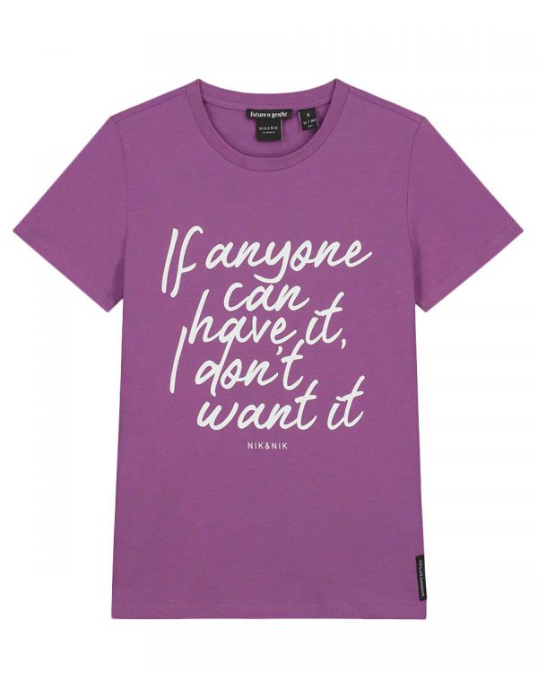 Nik & Nik T-Shirt Anyone Raspberry G 8-564 2102