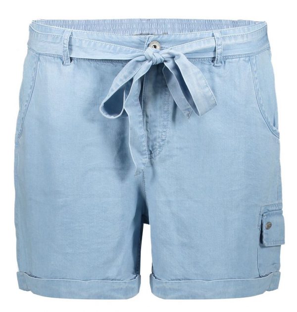 Geisha Short Blue Bleached Denim 01017K-10