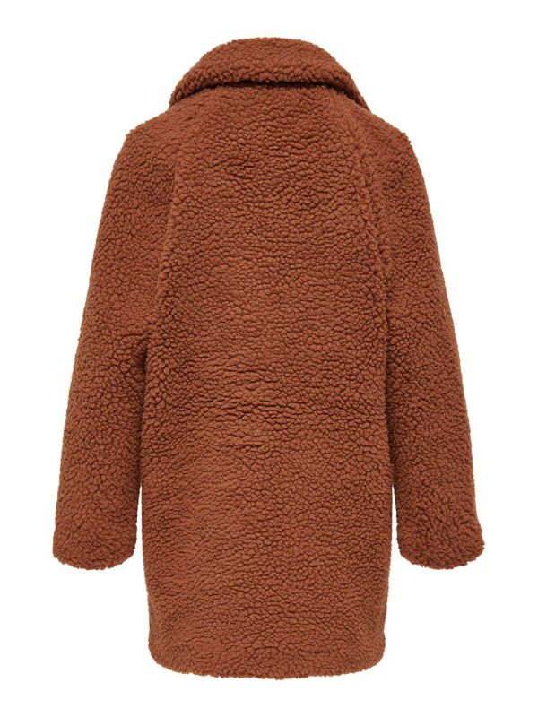 Kids Only LANGE JAS Newaurelia Sherpa Coat  Ginger Bread - Image 2