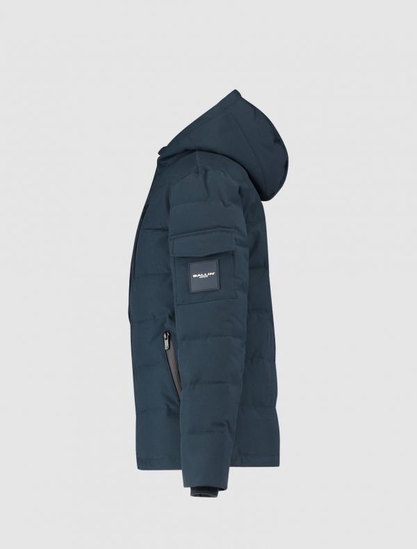 Ballin Amsterdam QUILTED POCKET JAS NAVY - Image 2