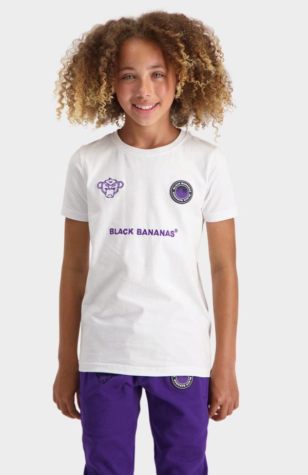 Black Bananas T-shirt Monkey Tron White - Image 2