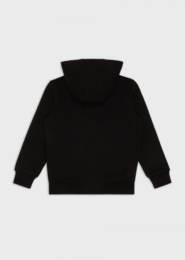 Emporio Armani EA7 hooded sweatshirt with logo Black - Image 3