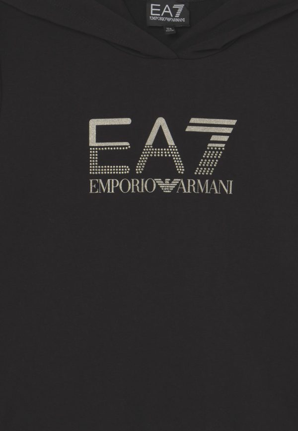 Emporio Armani EA7 Hooded Longsleeve Black - Image 3