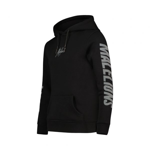 Malelions Junior Lective Hoodie - Reflective Zwart