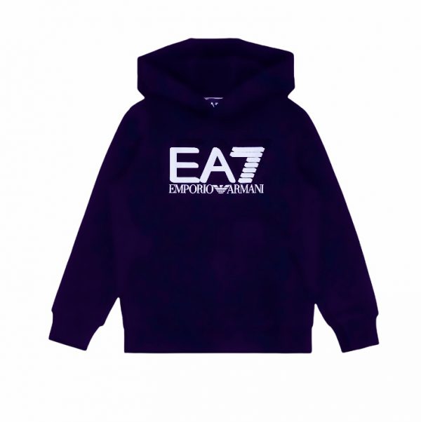 Emporio Armani EA7 hooded sweatshirt with logo Navy