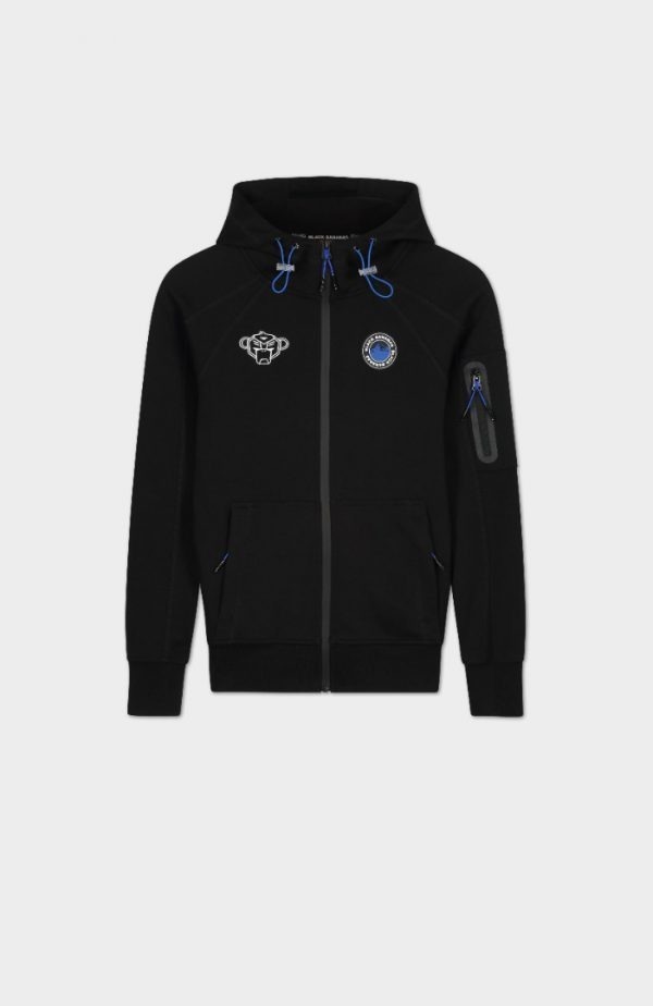 Black Bananas Trooper Tracksuit – Black Blue - Image 2