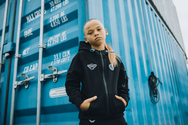Black Bananas Trooper Tracksuit – Black Blue - Image 3