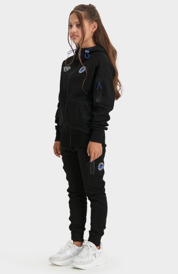 Black Bananas Trooper Tracksuit – Black Blue - Image 5