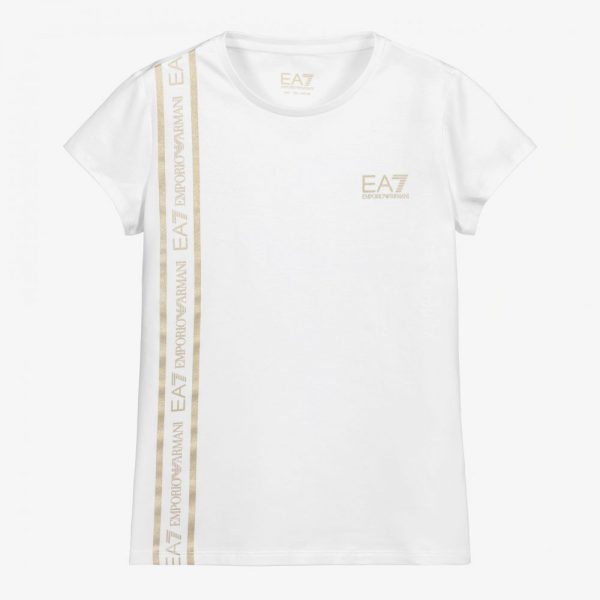 Emporio Armani EA7 T-Shirt white - side logo