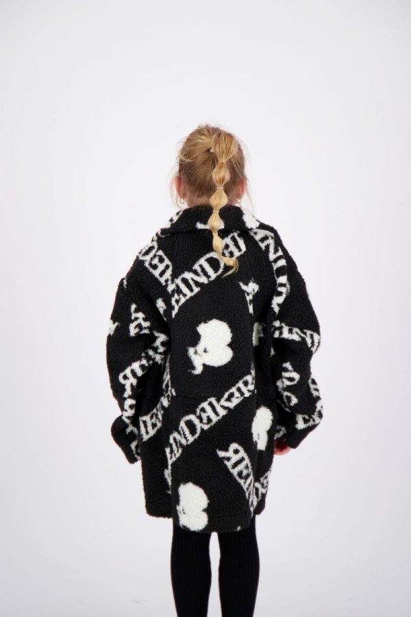 Reinders TEDDY COAT WITH ALL OVER PRINT -  Black - Image 2