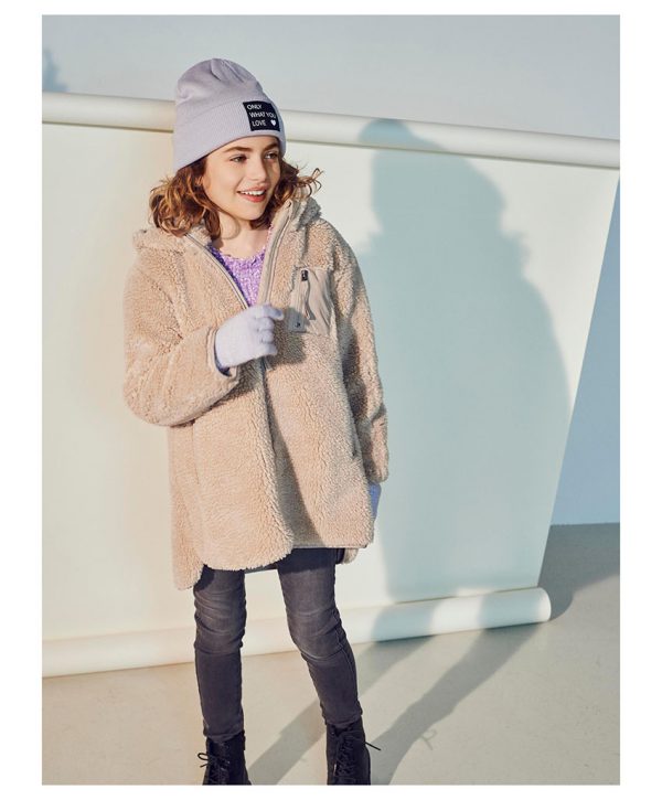 KIDS ONLY Jacket Sascha Sherpa - Beige - Image 2