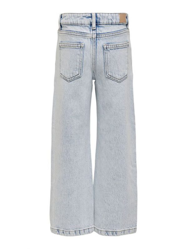 Kids ONLY WIDE LOOSE FIT JEANS MEGAN / Light Blue Denim - Image 2
