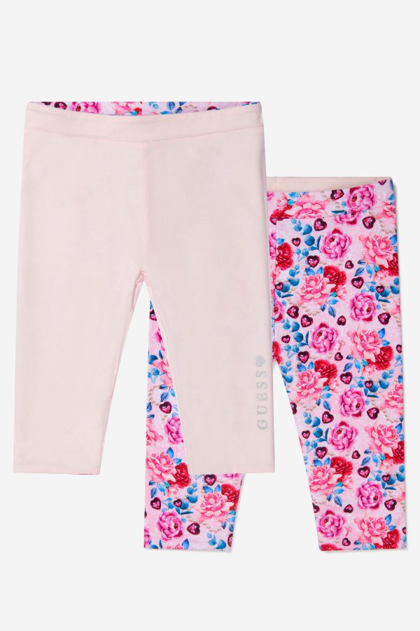 Guess Leggings Flowers Reversible