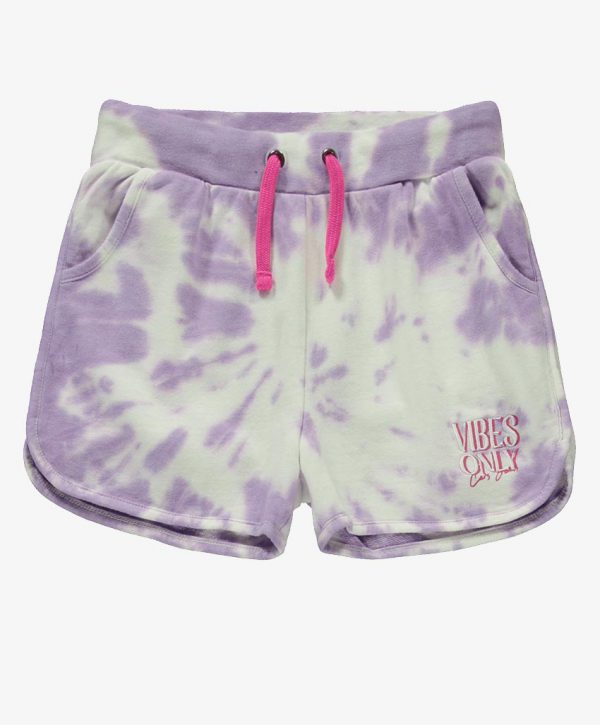 Cars Short Verita Tie Dye Lila