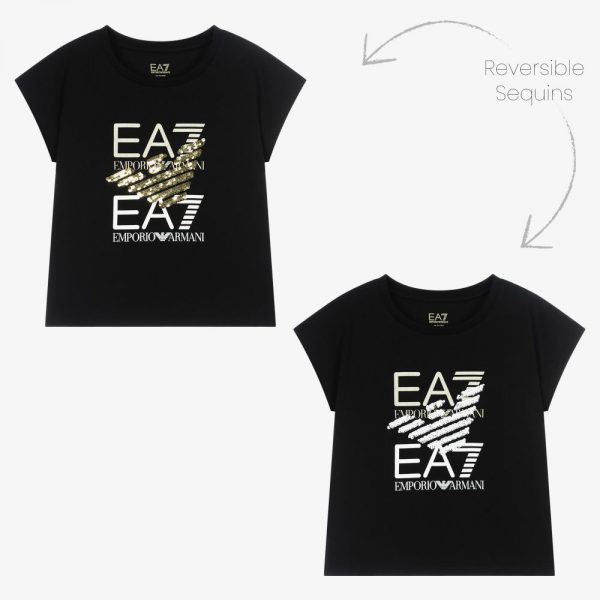 Emporio Armani EA7 Top - Black Logo