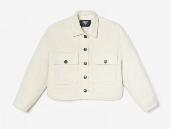 Le Temps Des Cerises Cream Marandagi jacket