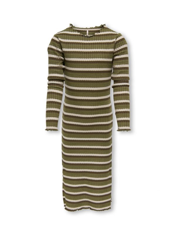 Kids Only Ria Dress JRS Pumice Stone/Dark OLIVE