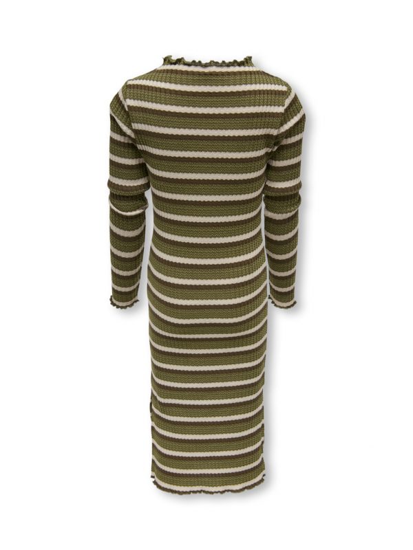 Kids Only Ria Dress JRS Pumice Stone/Dark OLIVE - Image 2