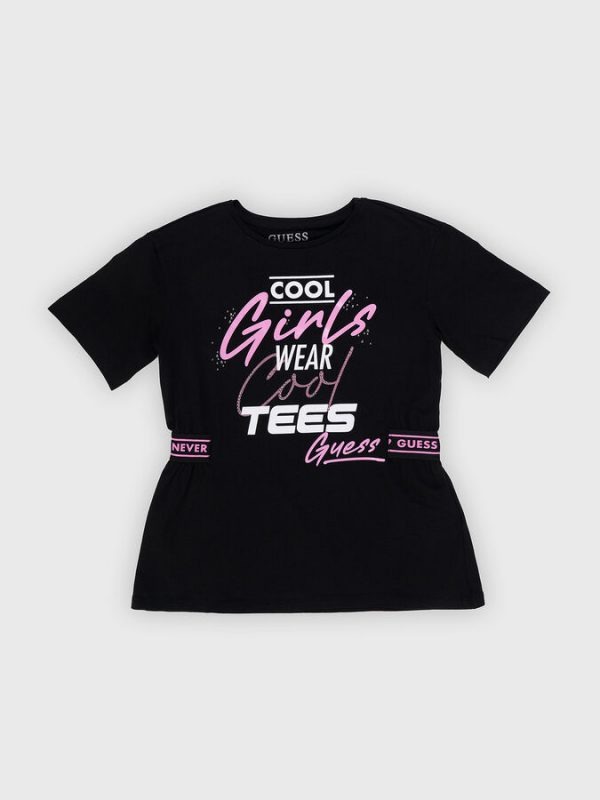Guess Black T-shirt with logo detail