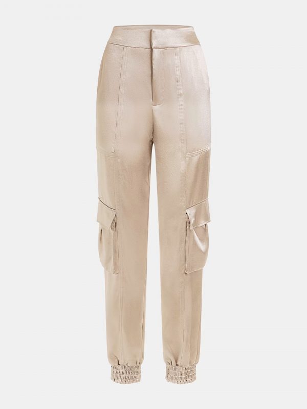 Guess  Satin cargo broek maat 16