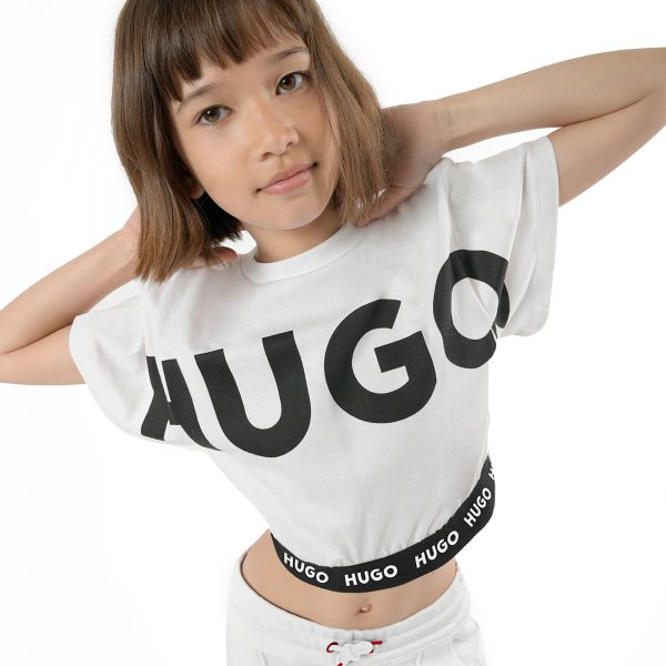 HUGO T-shirt met korte mouwen White - Image 2