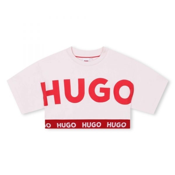 HUGO T-shirt met korte mouwen Pink