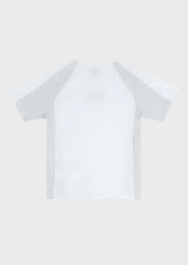 Emporio Armani EA7 Cotton crew-neck Tonal Block T-shirt - Image 2