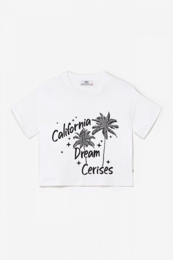 Le Temps des Cerises  White Palmigi t-shirt