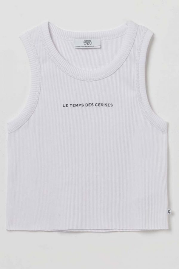Le Temps des Cerises  Short white Murgi top