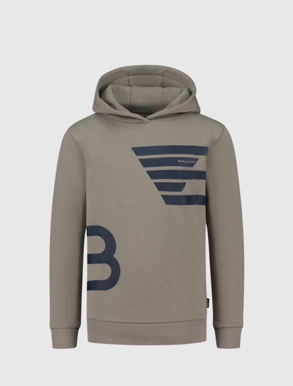 Ballin DUBBEL ICON LOGO HOODIE TAUPE