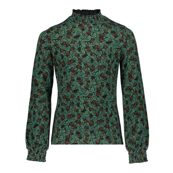 Geisha  top met paisley print 32586K-60