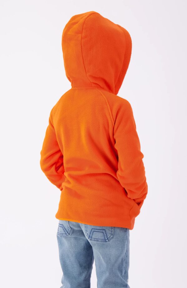 Black Bananas Anorak Fleece Hoody Orange - Image 2