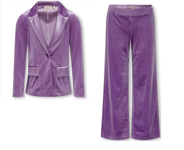 ONLY blazer en broek dewberry