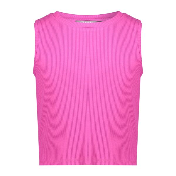 Geisha  Top rib cropped sleeveless