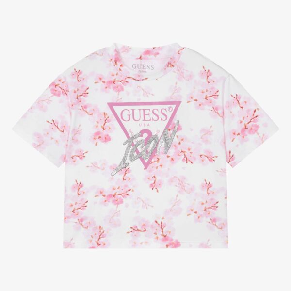 Guess Pink & White T-Shirt