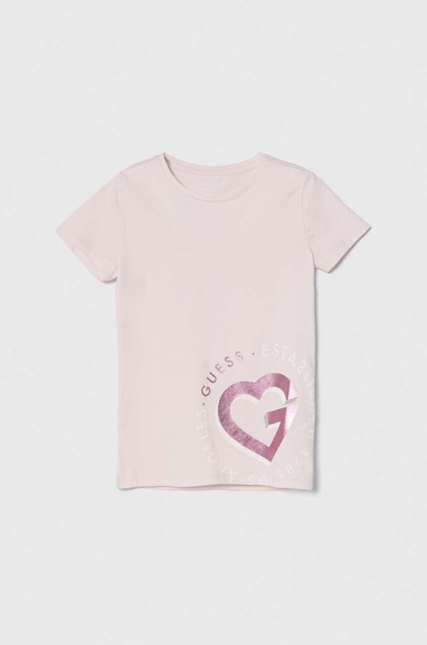 Guess T-Shirt Pink J4RI27