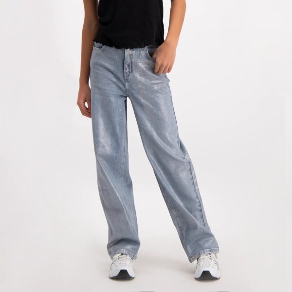 Cars  JEANS LOOSE FIT Silver