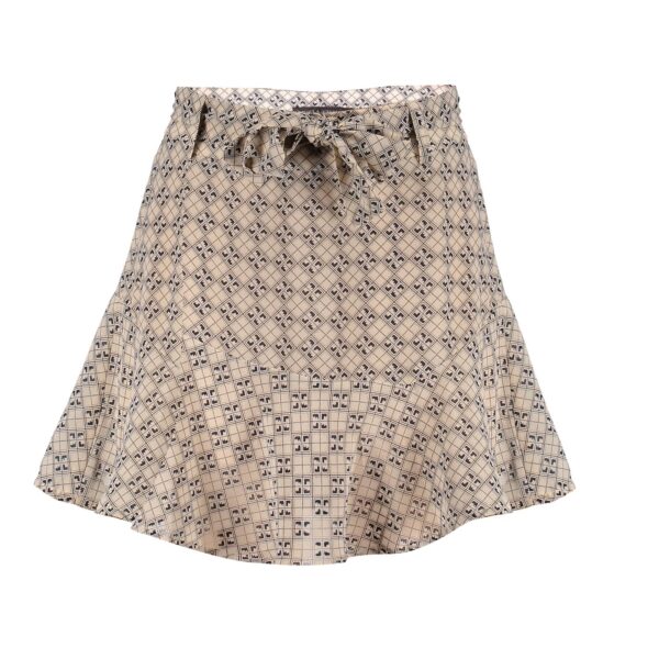 Frankie & Liberty rok Molly  Zwart / abrikoos print