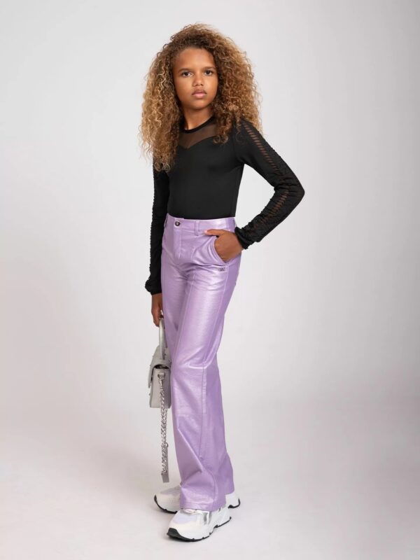 NIK&NIK Metallic pants Kenner LAVENDER - Image 2