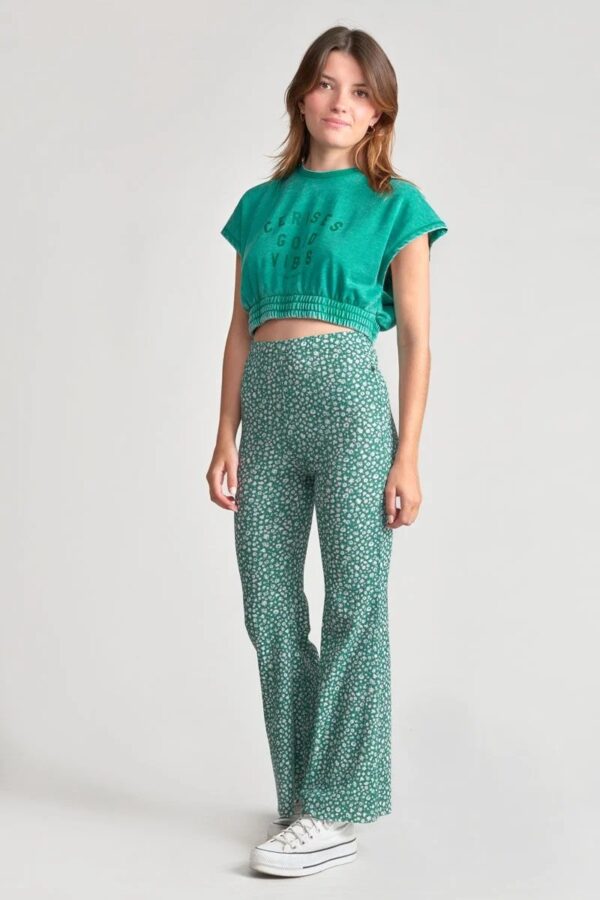 Le Temps Des Cerises Floral trousers maat 16 - Image 2