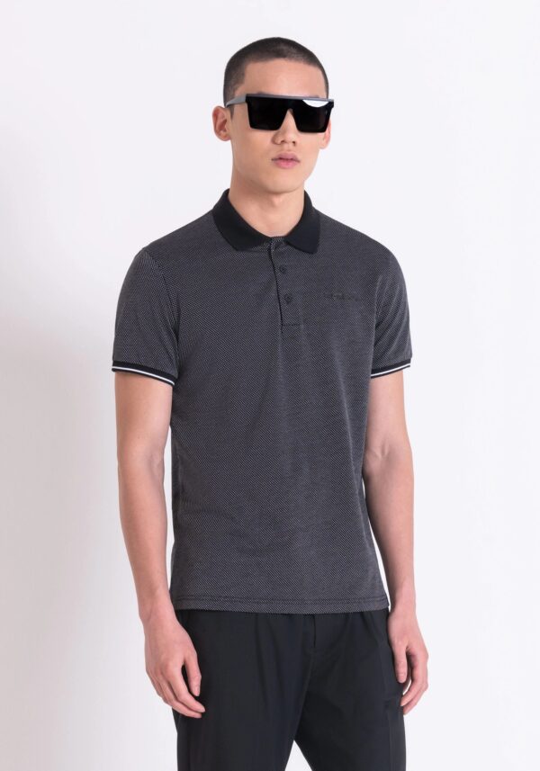 Antony Morato MICRO STRUCTURED COTTON POLO