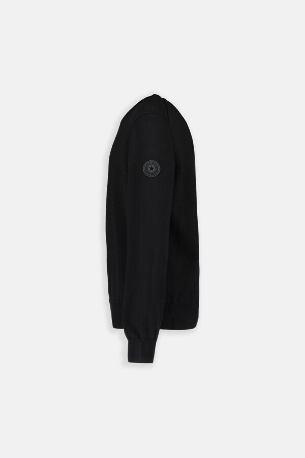 AIRFORCE  KNITWEAR ROUND NECK Black - Image 2